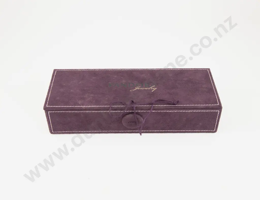 Pandora Purple Suede Charm Bracelet Jewellery Box Image 1++