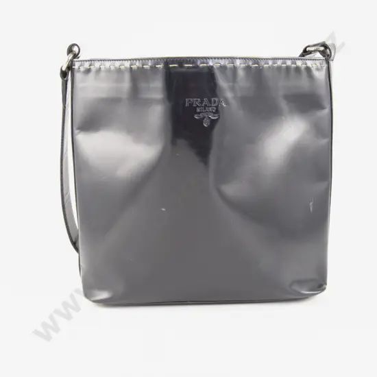 Vintage Prada Black Leather Handbag