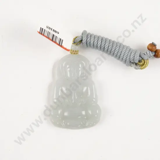 Jade Carved Avalokitesvara Pendant
