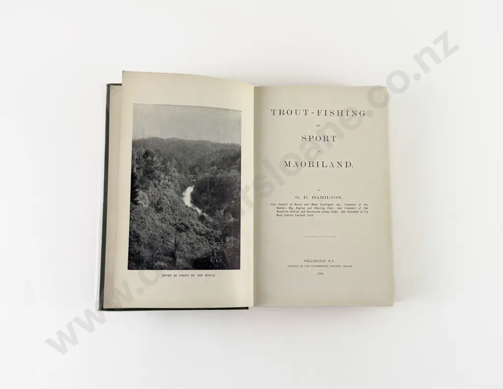 Hamilton George Douglas - Trout-Fishing and Sport in Maoriland Image 1++