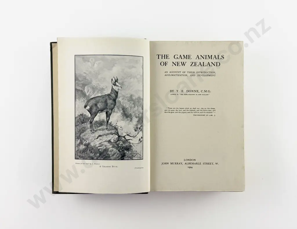 Donne T E - The Game Animals Of New Zealand Image 1++