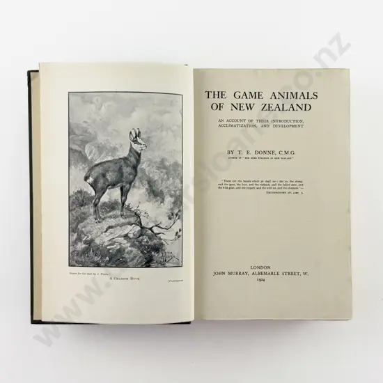 Donne T E - The Game Animals Of New Zealand