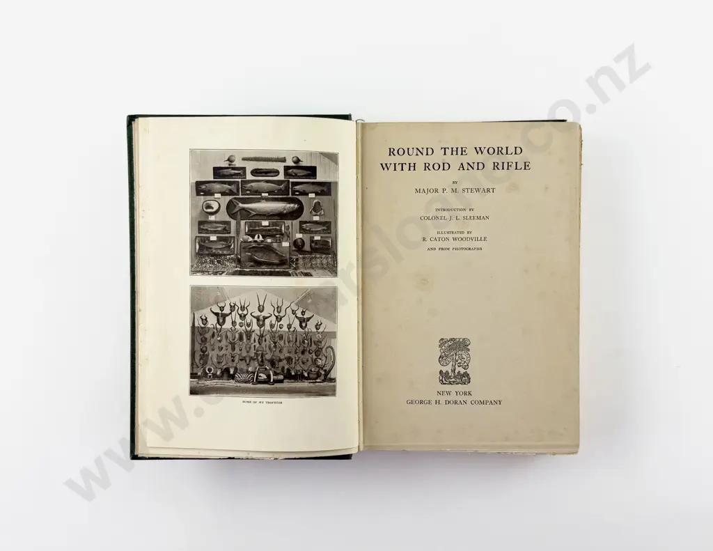 Stewart Major P M - Round The World With Rod And Rifle Image 1++