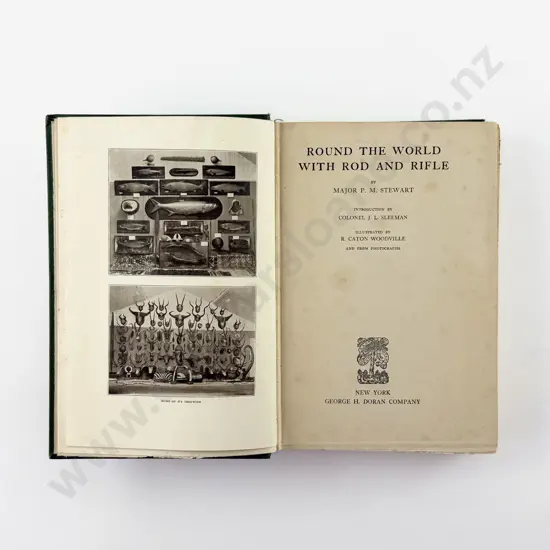 Stewart Major P M - Round The World With Rod And Rifle