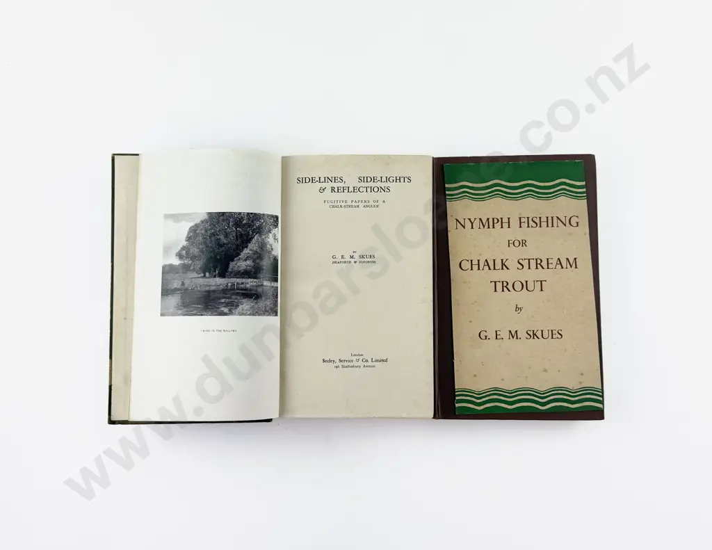 2 Vintage Fishing Books by G E M Skues Image 1++