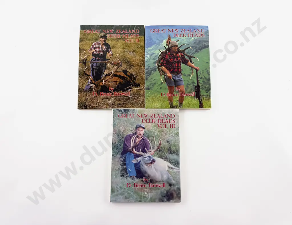 Banwell D Bruce - Great New Zealand Deer Heads (3 Volumes) Image 1++