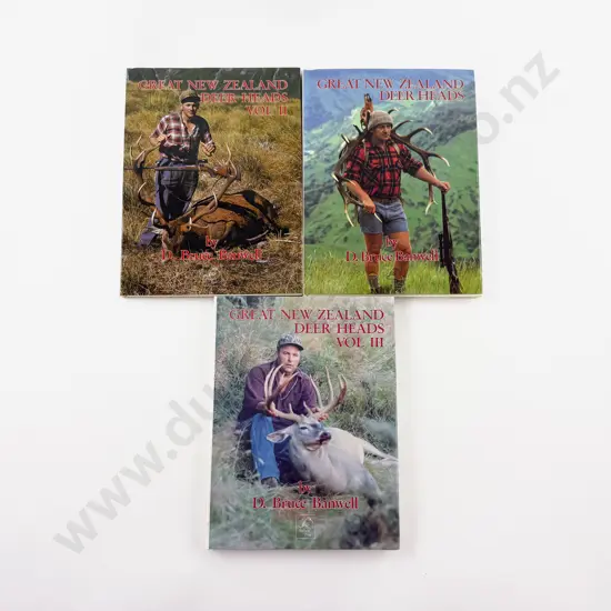 Banwell D Bruce - Great New Zealand Deer Heads (3 Volumes)
