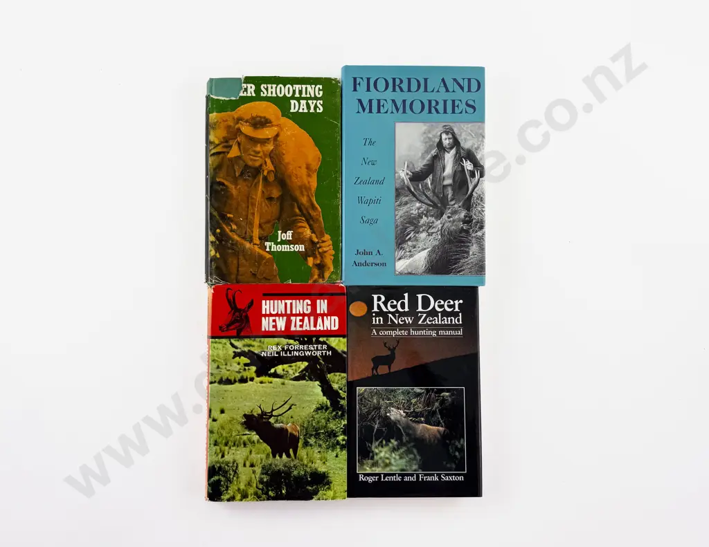 4 New Zealand Hunting Books Image 1++