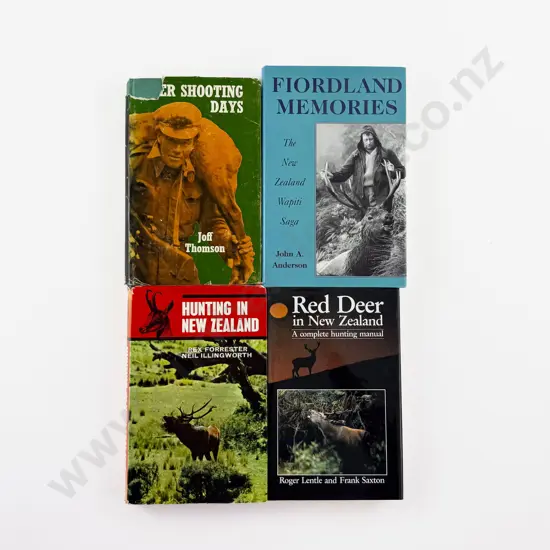 4 New Zealand Hunting Books