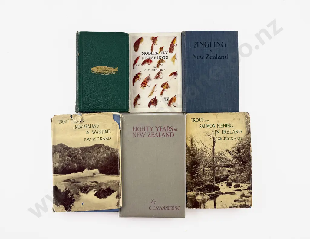 6 Various Fishing Books Image 1++