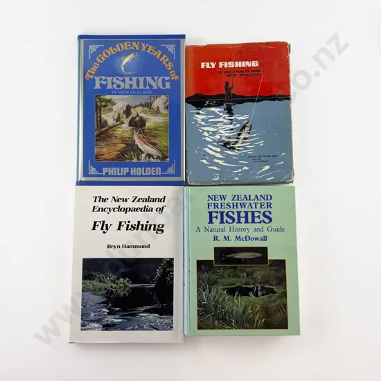4 New Zealand Fishing Books