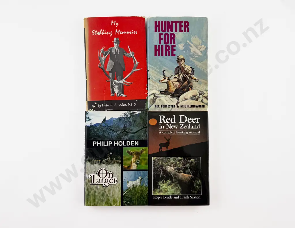 4 New Zealand Deer Hunting Volumes Image 1++