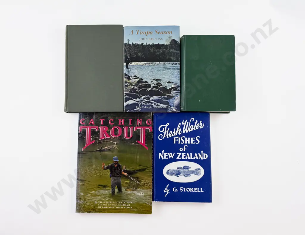 6 Various Fishing Books Image 1++