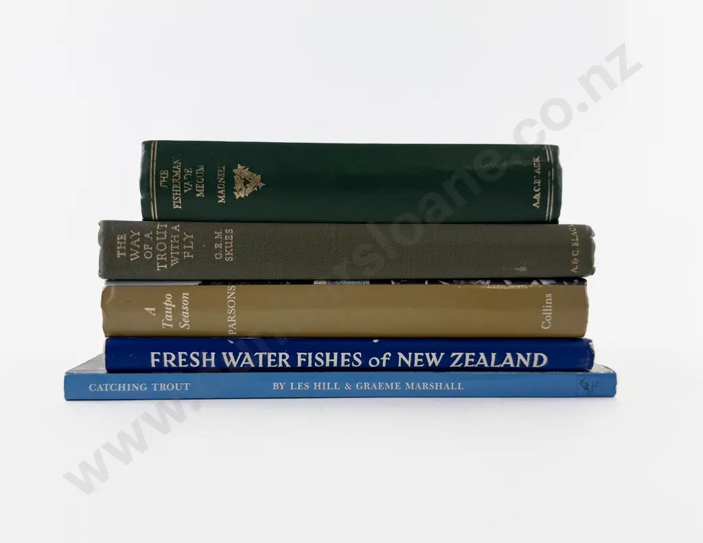 6 Various Fishing Books Image 1++
