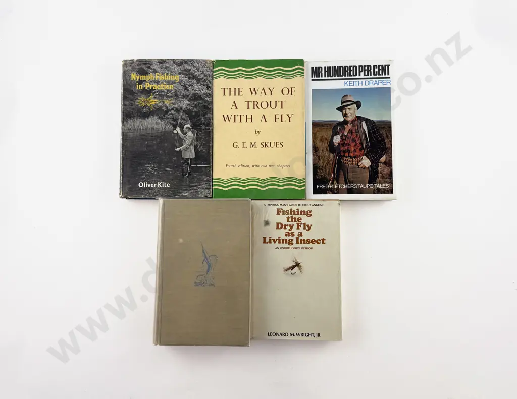 5 Various Fishing Books Image 1++