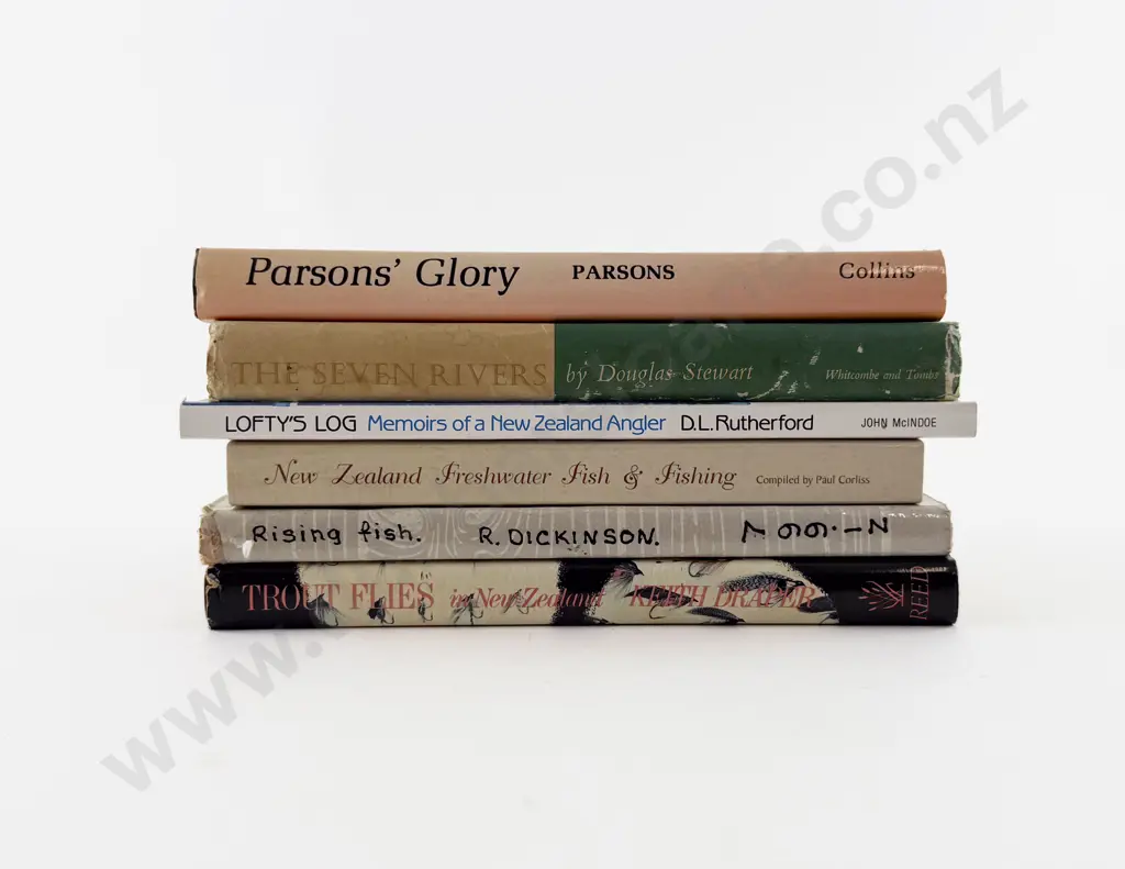 6 Various Fishing Books Image 1++
