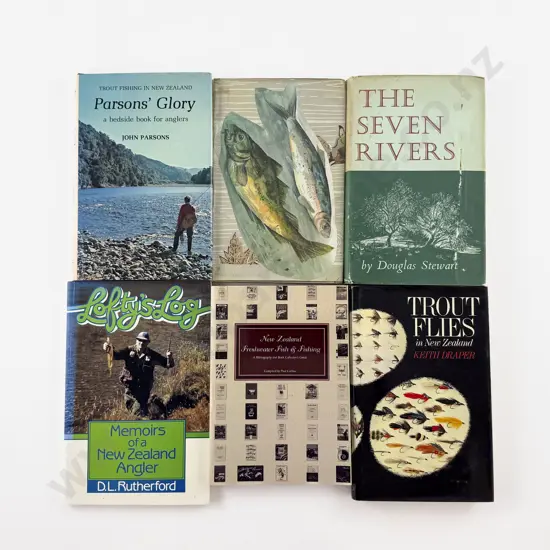 6 Various Fishing Books