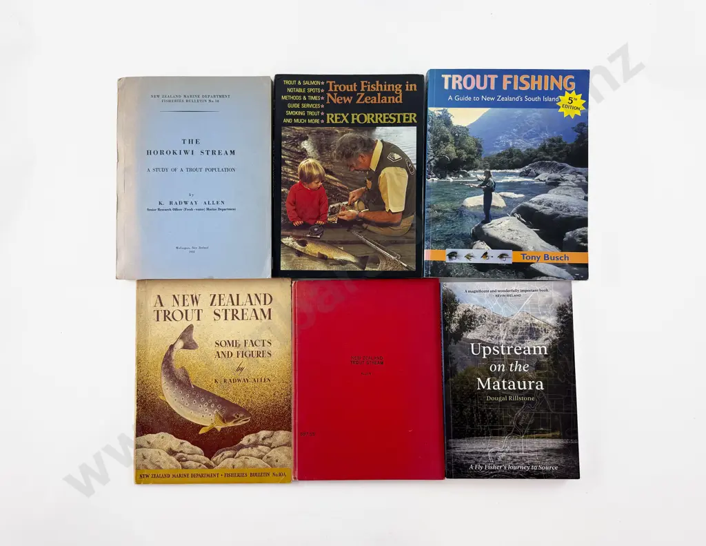 6 New Zealand Trout Fishing Books Image 1++