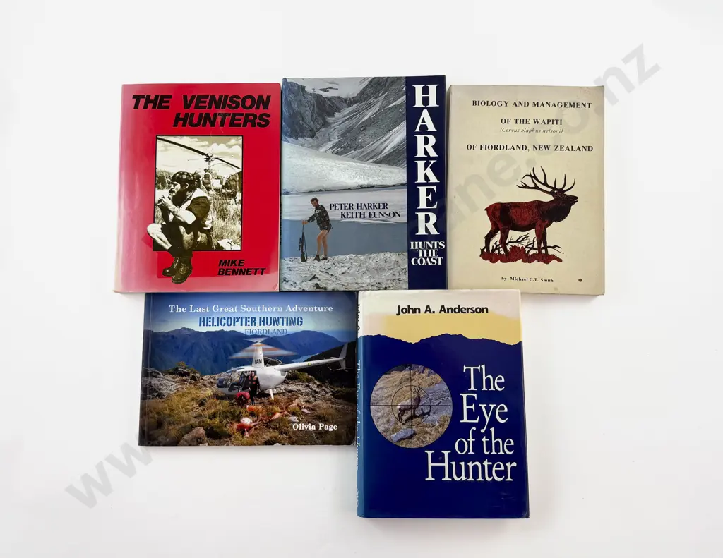 5 Various Hunting Books Image 1++