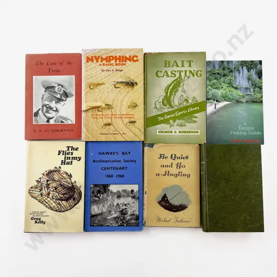 8 Various Fishing Books