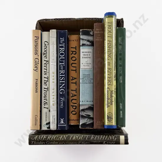 Box Of Assorted Fishing Books