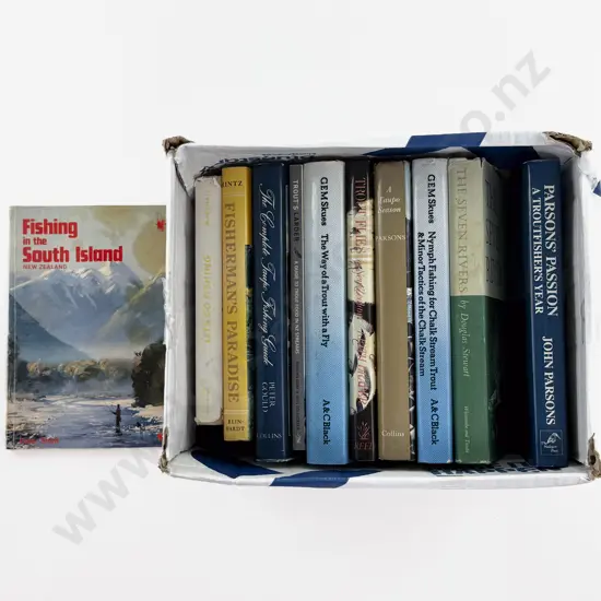 Box Of Assorted Fishing Books