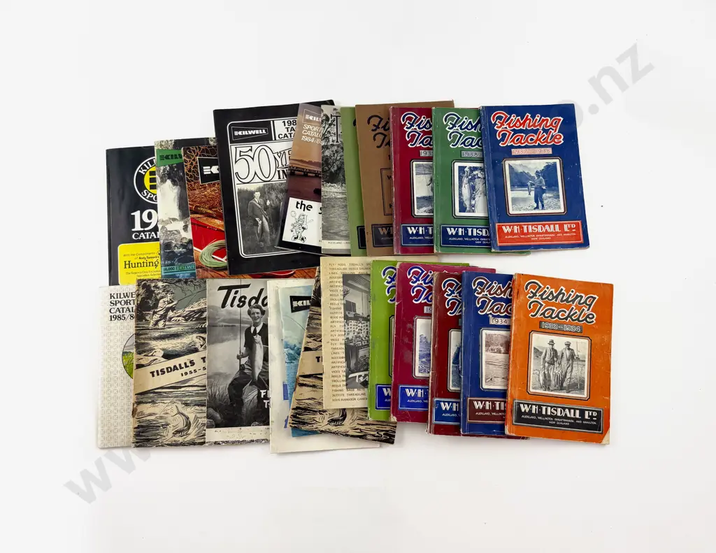 Qty of Tisdall Ltd Fishing Tackle Booklets Image 1++