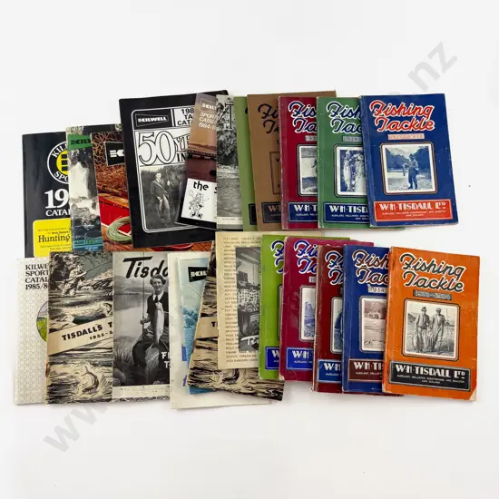 Qty of Tisdall Ltd Fishing Tackle Booklets