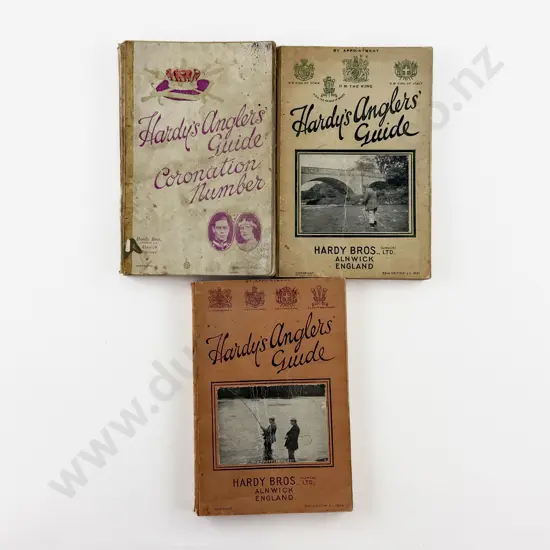3 Hardys Anglers Guides For 1931 - 1934 & Coronation Guide 1936