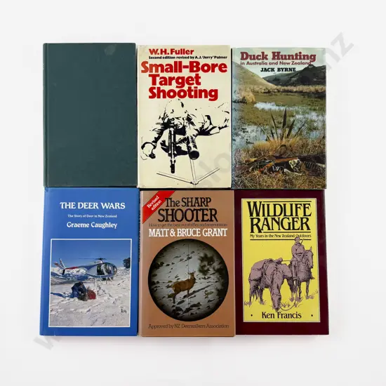 6 New Zealand Hunting Books