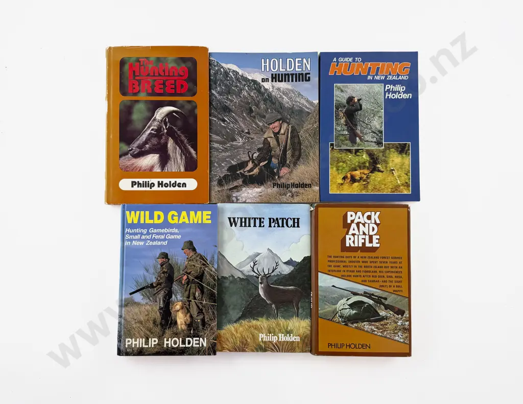 6 Hunting Books by Philip Holden Image 1++