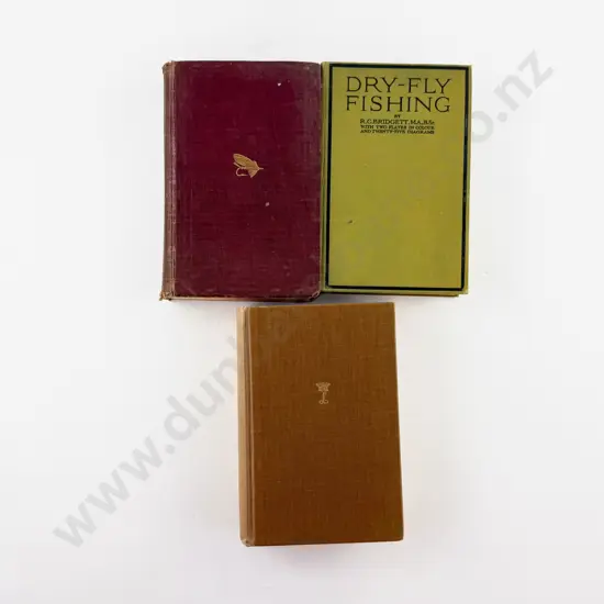 3 Vintage Fishing Books