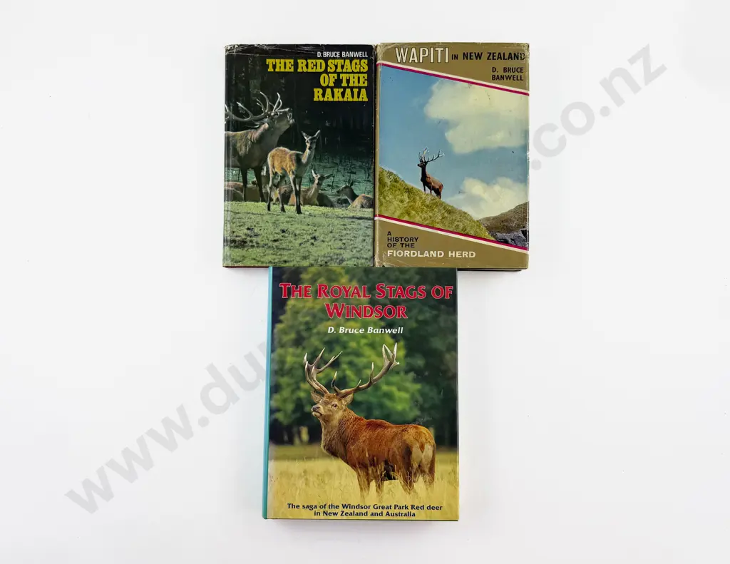 3 Books On NZ Stags by D Bruce Banwell Image 1++