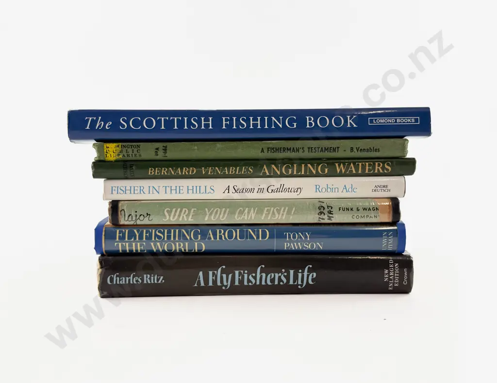 7 Various Fishing Books Image 1++