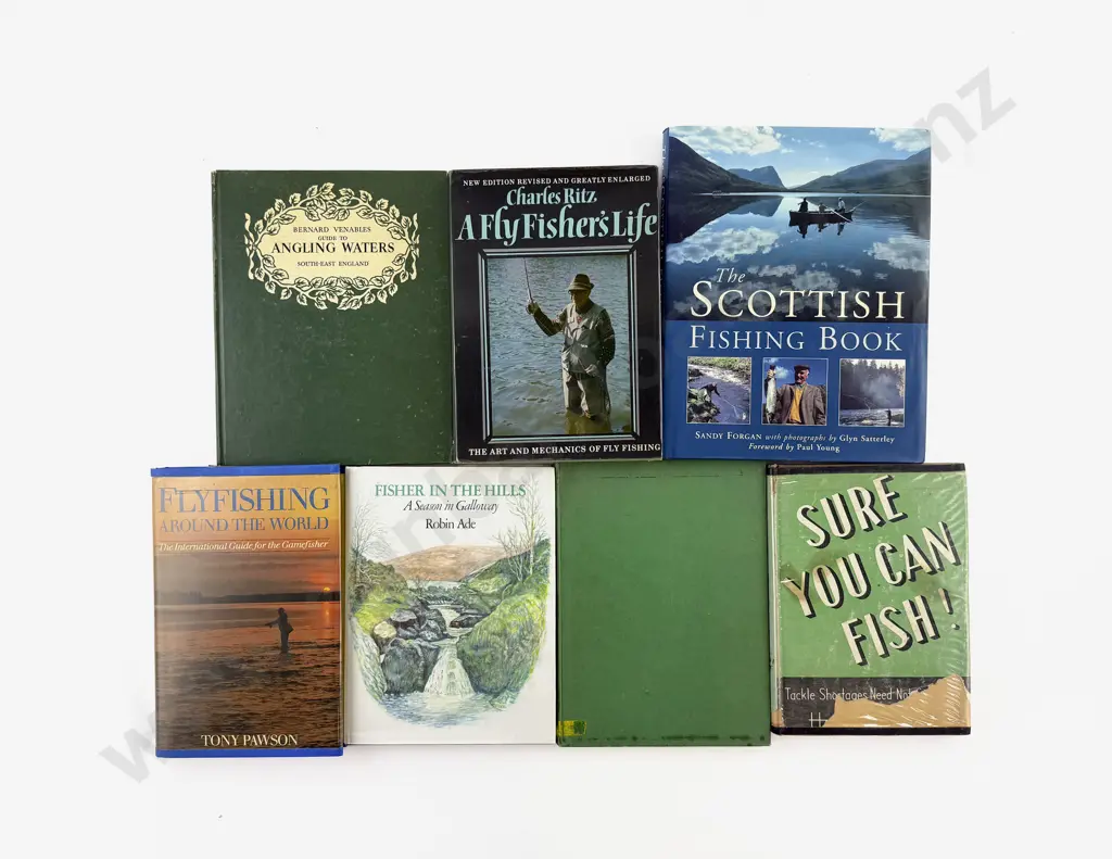 7 Various Fishing Books Image 1++