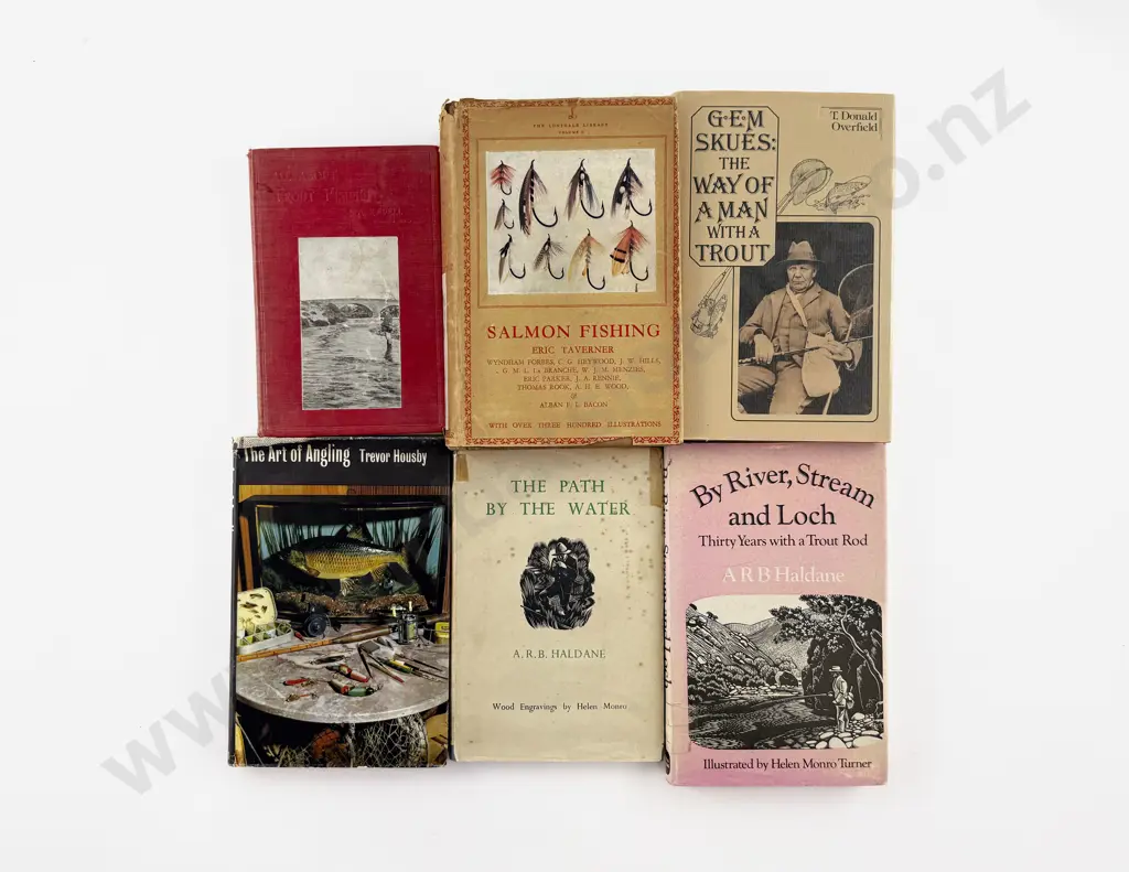 6 Various Fishing Books Image 1++