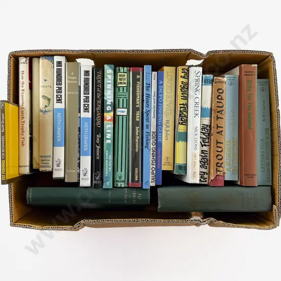 Box Of Assorted Fishing Books