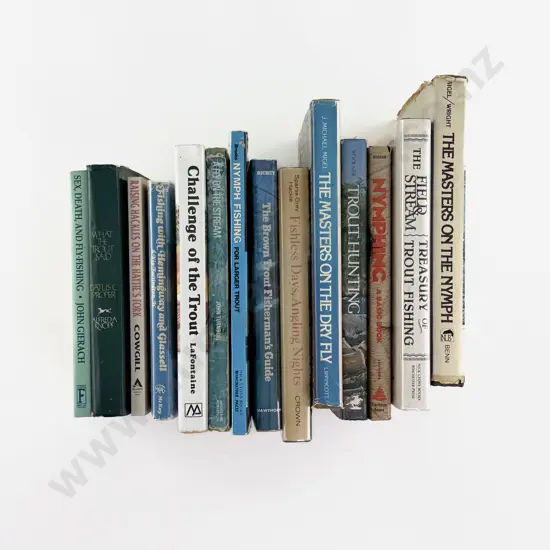 Box Of Assorted Fishing Books