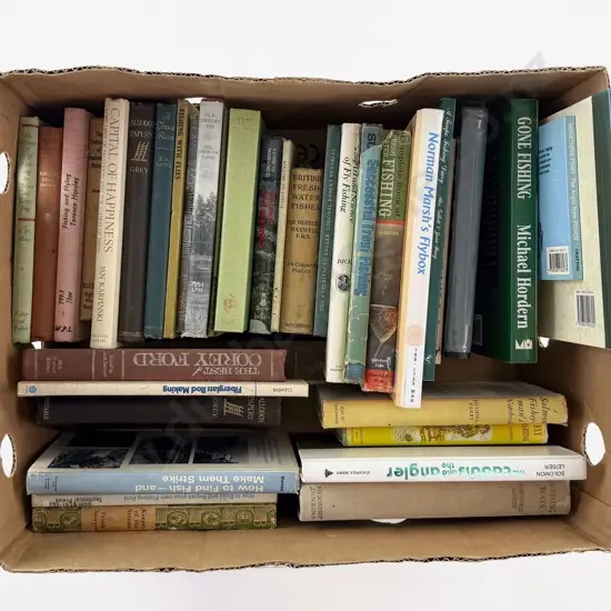 Box Of Assorted Fishing Books