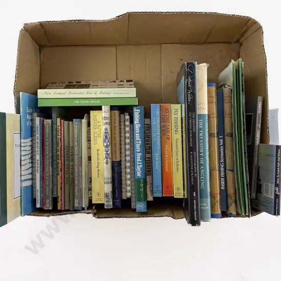 Box Of Assorted Fishing & Natural History Books