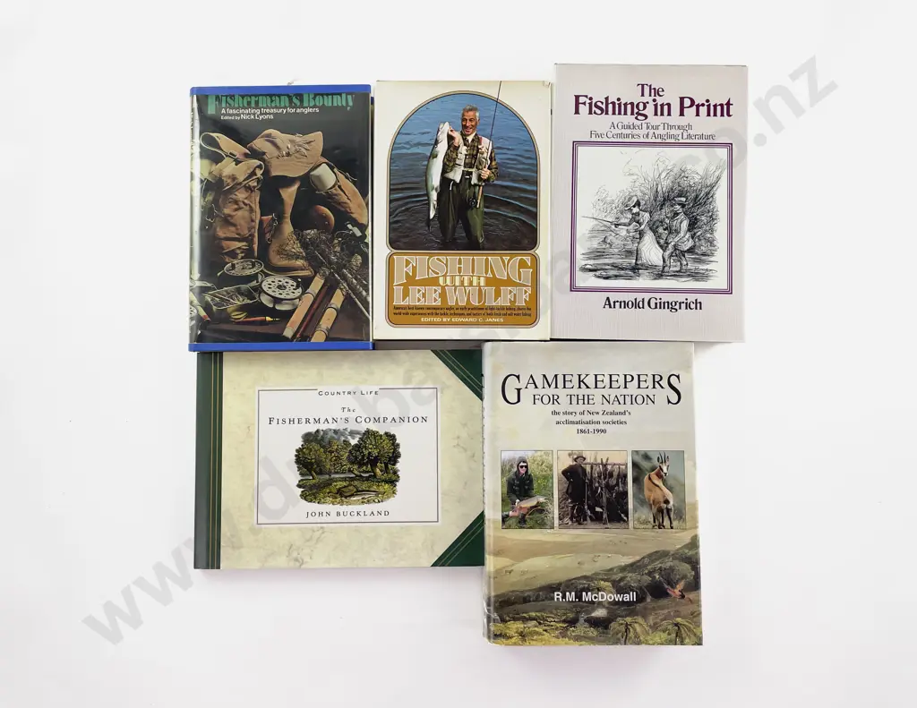 5 Various Fishing Books Image 1++