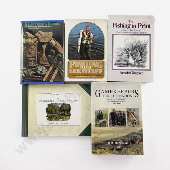 5 Various Fishing Books