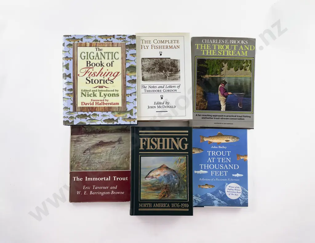 6 Various Fishing Books Image 1++