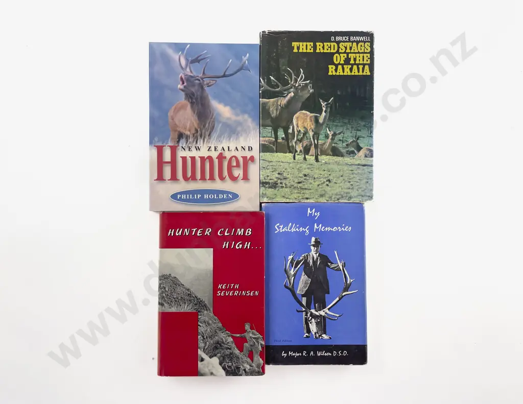 4 New Zealand Hunting Books Image 1++