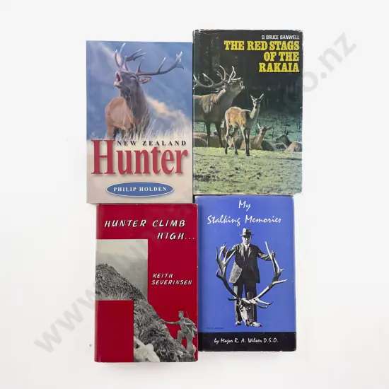 4 New Zealand Hunting Books