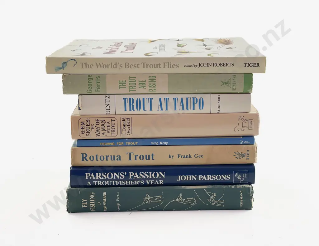 8 Various Fishing Books Image 1++