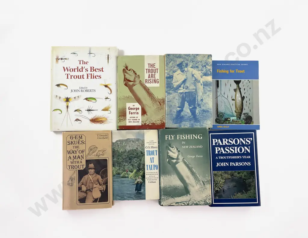 8 Various Fishing Books Image 1++