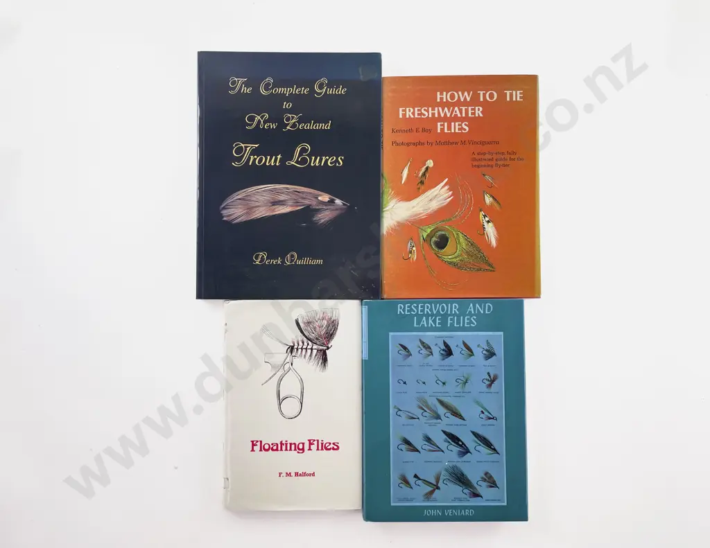 4 Books On Fishing Flies Image 1++