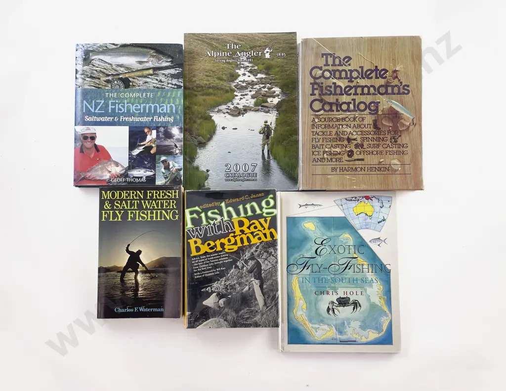 6 New Zealand & Other Fishing Books Image 1++