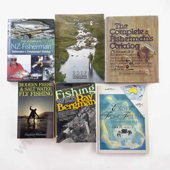 6 New Zealand & Other Fishing Books